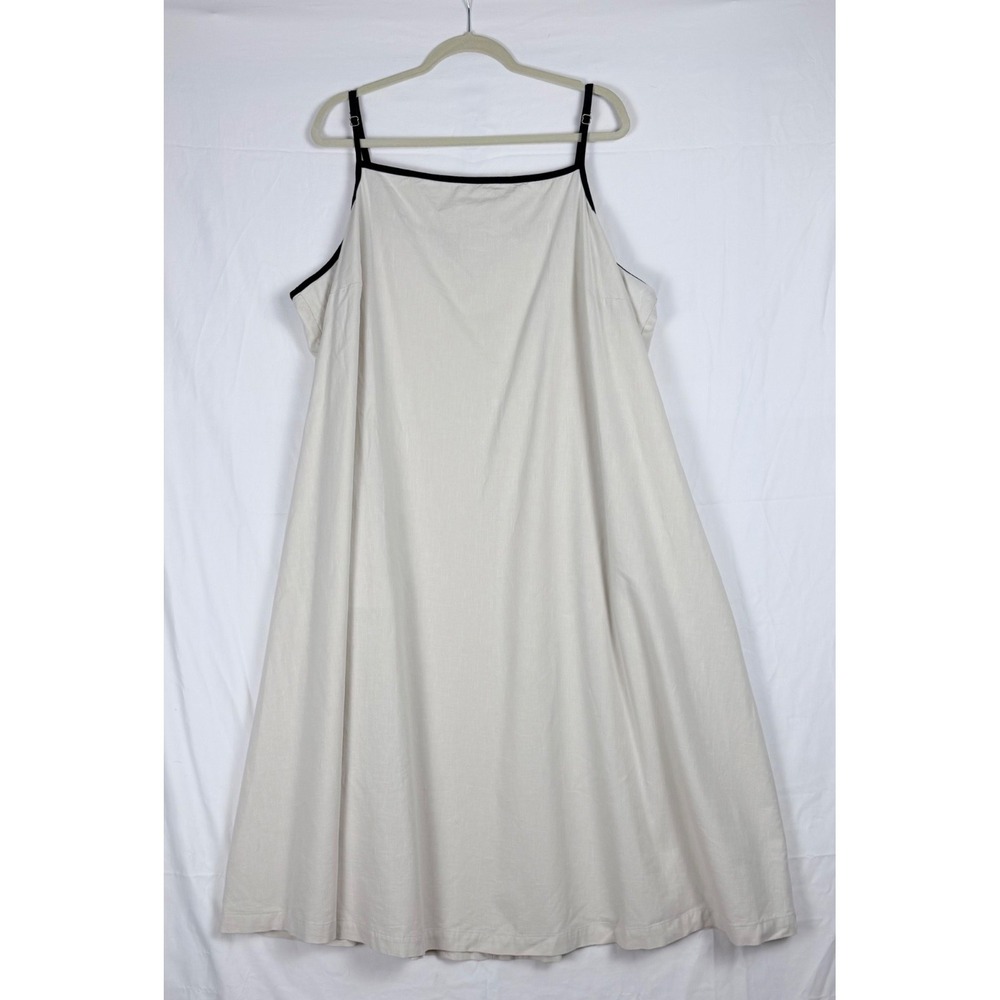 Ava and Viv Shift Dress Sleeveless 3X Cotton Lightweight Beach Coastal Summer - Picture 3 of 8